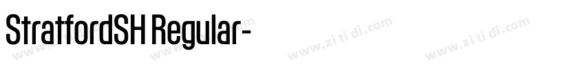 StratfordSH Regular字体转换 StratfordSH Regular字体转换